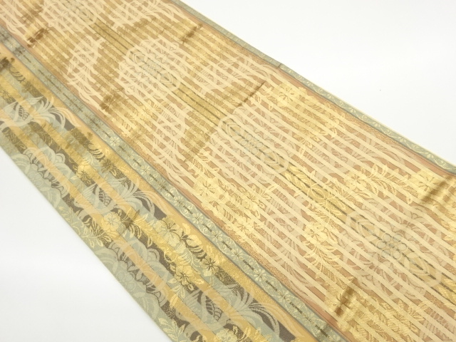 JAPANESE FUKURO OBI / WOVEN PHOENIX